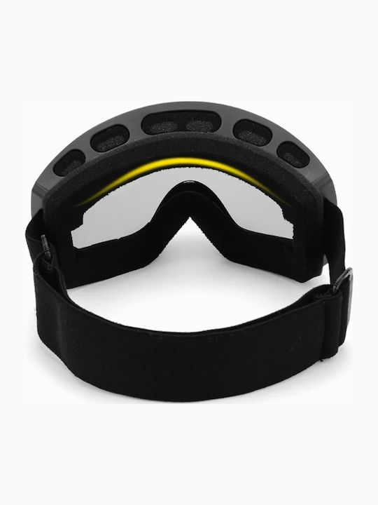 Ski- & Snowboardbrille Erwachsene Weiß mit Linse Spiegel in Farbe