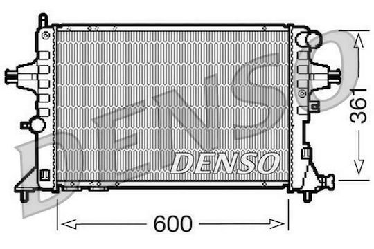 Denso Radiator auto pentru Opel Zafira 1999-2005