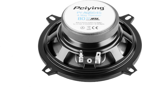 Peiying PYAQ504S Σετ Ηχεία Αυτοκινήτου 5" (4 Δρόμων)