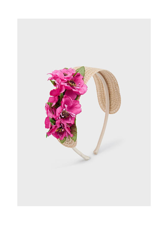 Mayoral Fuchsia Kids Headband with Flower