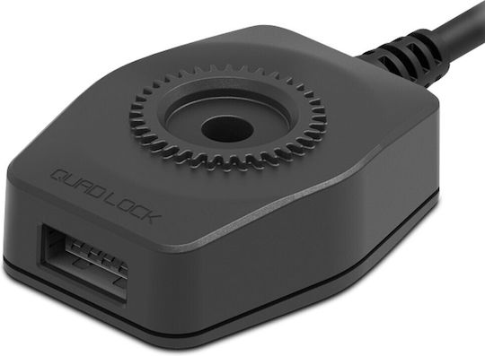 Quad Lock Motorcycle Charger with Port: 1xUSB USB Charging Adapter