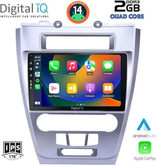 Digital IQ Ηχοσύστημα Αυτοκινήτου για Ford Fusion 2012-2017 (Bluetooth/USB/WiFi/GPS/Apple-Carplay/Android-Auto) με Οθόνη Αφής 10"