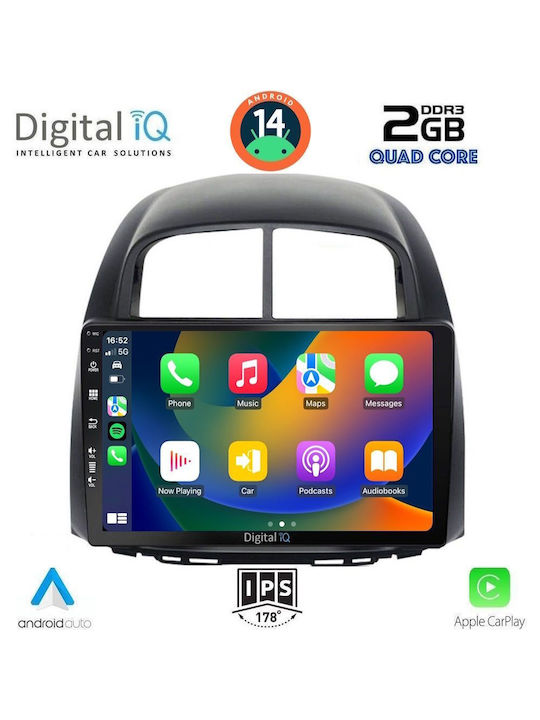 Digital IQ Car Audio System for Daihatsu Sirion 2006-2012 (Bluetooth/USB/WiFi/GPS/Apple-Carplay/Android-Auto) with Touch Screen 10"