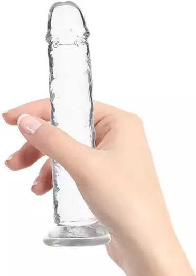 BMS Factory Addiction Crystal Clean & Clear Toy Collection PowerBullet Bonus Mini Ρεαλιστικός Δονητής 18cm Διάφανος