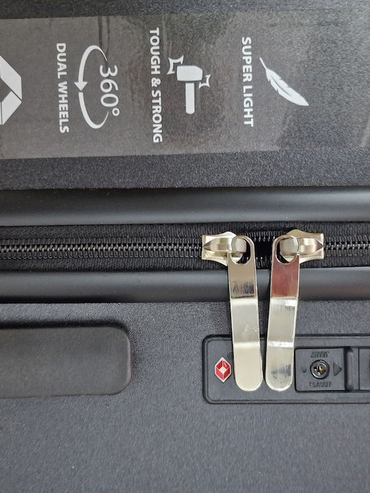 Nautica Mittlerer Hartschalenkoffer Blau mit 4 Rädern Höhe 69cm