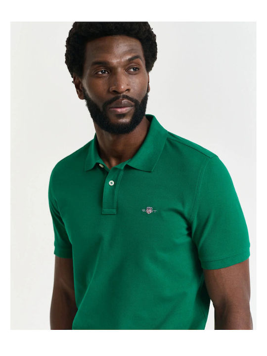 Polo Short Sleeve Blouse Deep Green