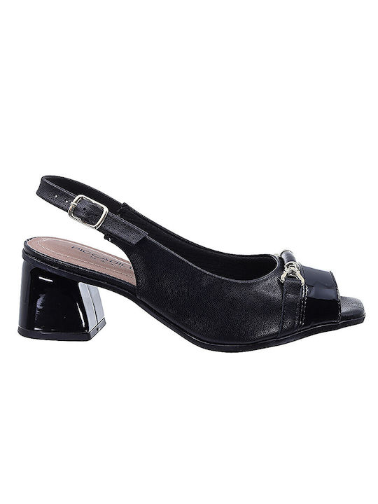 Piccadilly Pumps mit Riemchen Schwarz