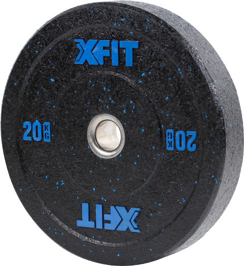 X-FIT 38216 Set of Plates Olympic Type Rubber 1 x 20kg Φ50mm