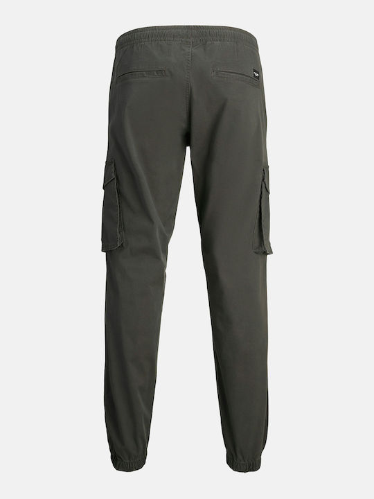 Trousers Cargo Elastic Black-sand