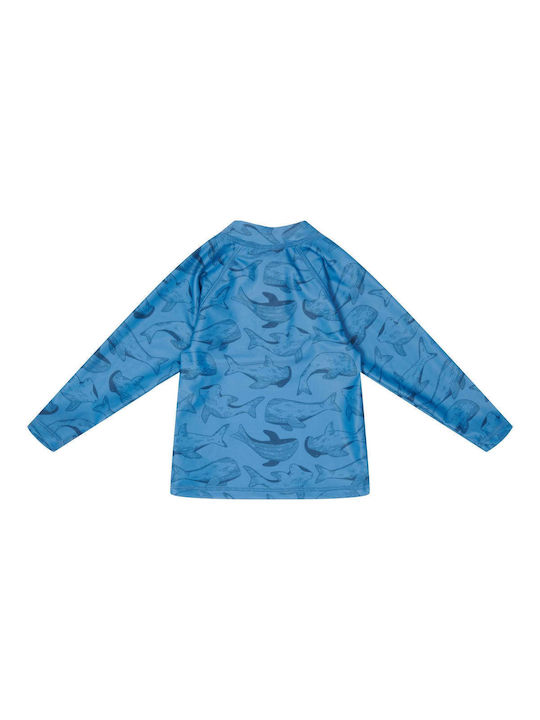 Little Dutch Sea Life Kids Swimwear UV Long Sleeve Shirt Sea Life Blue