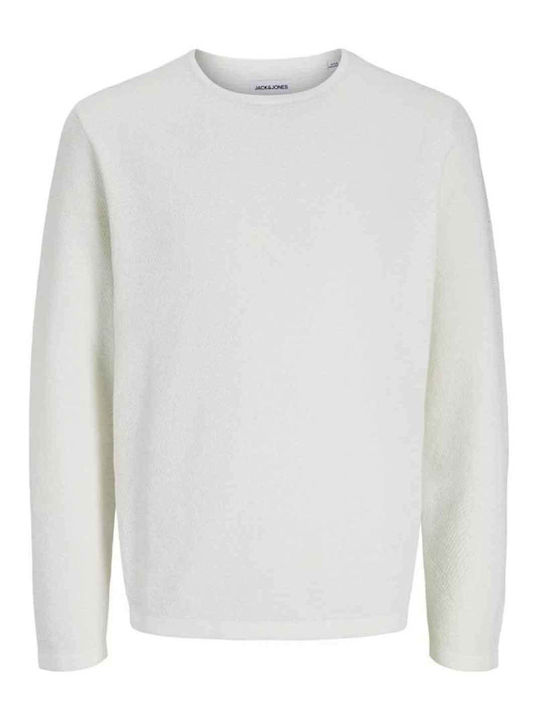 Jack & Jones Long Sleeve Sweater Off White