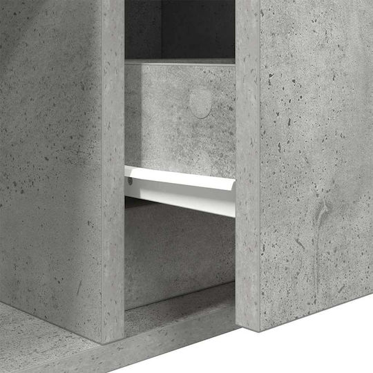 TV-Ständer Grau M100xP31xH25.5cm