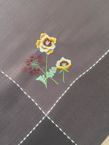 Linea Home Pansy με Κέντημα Μελιτζανί 140x180εκ.