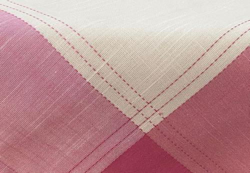 Linea Home Τραπεζομάντηλο Λινό Fleur Ρόζ 140x140εκ.