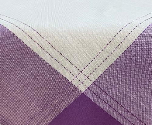 Linea Home Tischtuch Leinen Fleur Lila 140x140cm