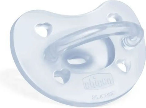 Chicco Soft Pacifier Silicone Light Blue for 0-6 months