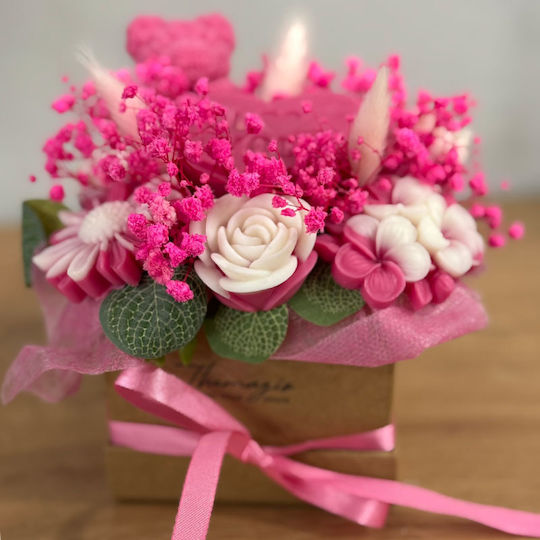 Lumânare din ceară de soia parfumată Themagio Buchet de flori Te iubesc Lumânare din ceară de soia parfumată Themagio Buchet de flori Te iubesc