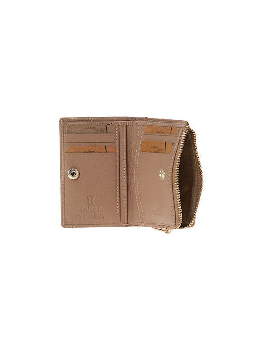 Lavor Leather Women's Wallet with RFID Beige