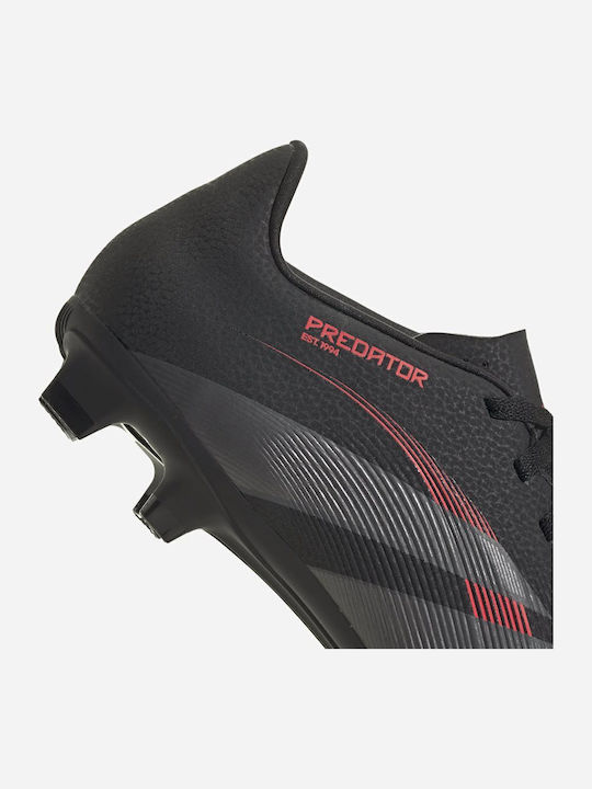 adidas Predator Club Pantofi de Fotbal cu crampoane Negre