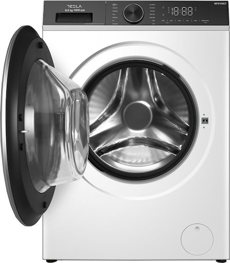 Tesla Πλυντήριο Ρούχων 8kg με Τεχνολογία Ατμού 1400 Στροφών WF81480T
