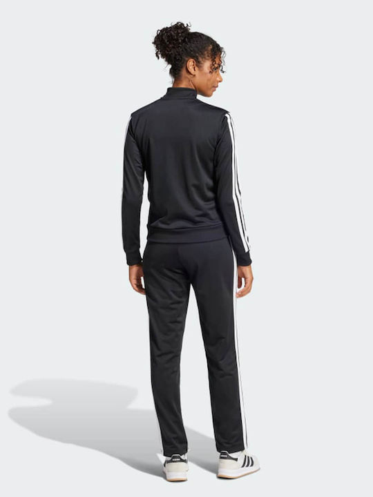 Essentials 3-Stripes Jogginganzug Black
