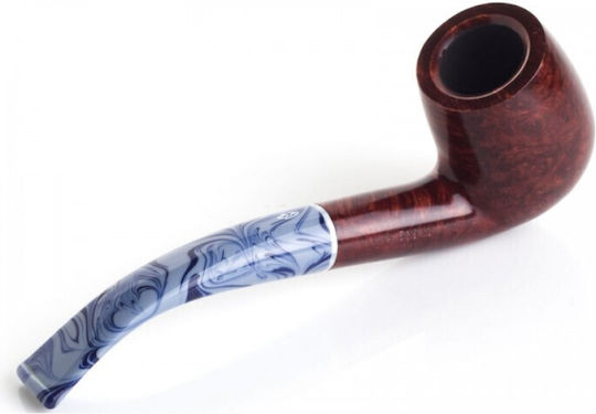Savinelli 606 Ks Smooth Πίπα Καπνού Burgundy 9mm Κυρτή