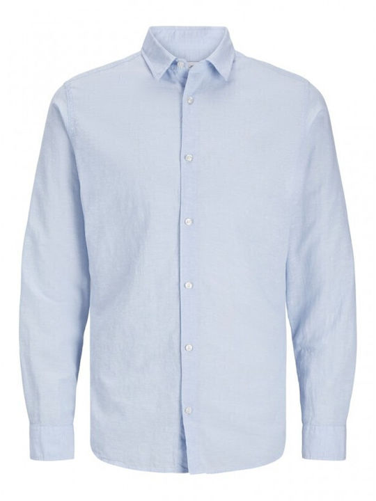 Дълъг ръкав Памучен Риза Chambray Blue