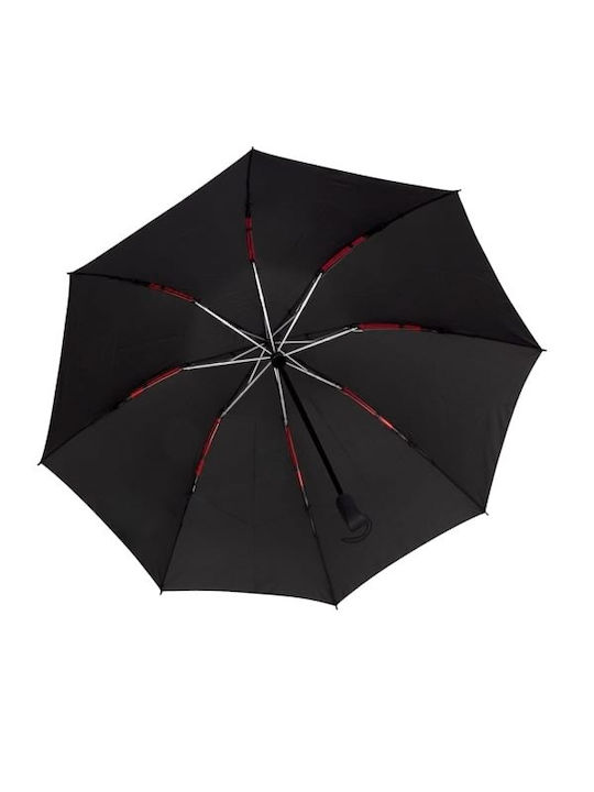 Impliva Regenschirm Kompakt Schwarz