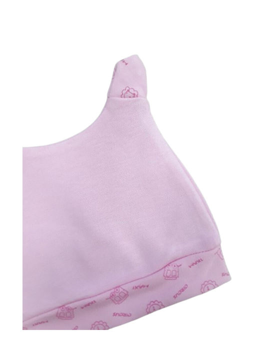 Beboulino Kids Beanie Knitted Pink for Newborn