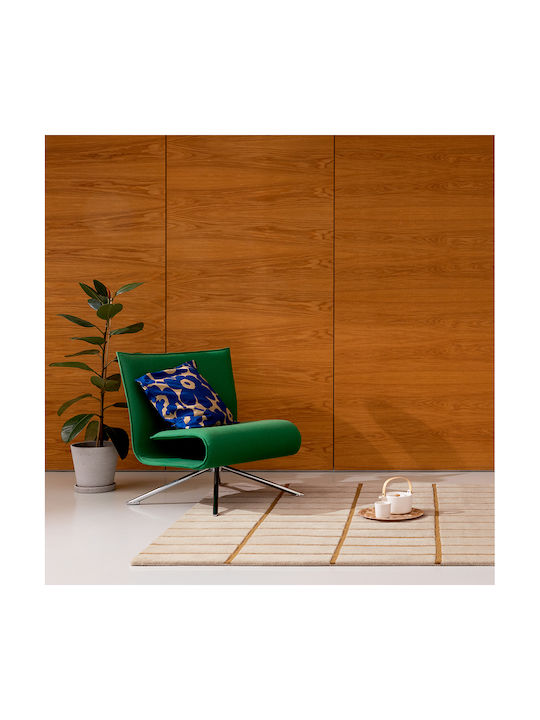 Marimekko Tiiliskivi 132906 Handgefertigt Teppich Rechteckig Synthetisch,Polyester/Cotton/Leather Bronze Yellow
