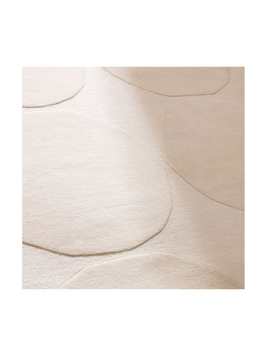 Marimekko Kivet 132501 Lucrat manual Covor Rectangular Alb natural