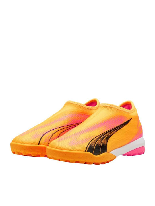 Ultra Match Ll Tt+Mid Jr TT Kids Soccer Cleats with Turf Orange