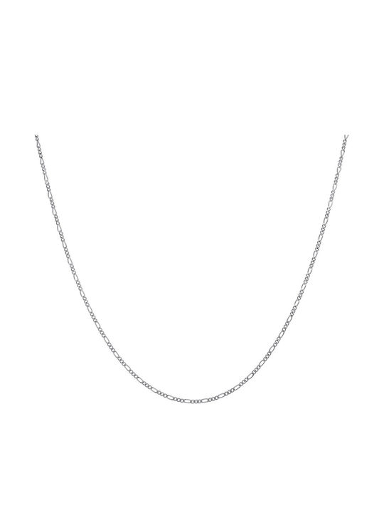 Croma Catene Silver Chain Neck Thin Thickness 1.4mm and Length 45cm