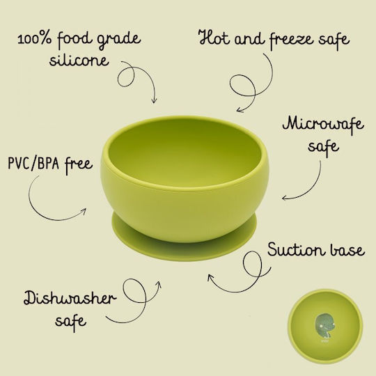 Sassi Junior Baby Food Bowl made of Silicone