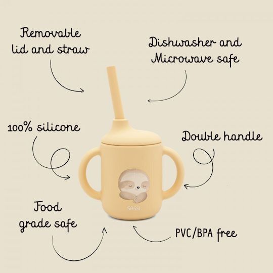 Sassi Junior Kleinkinderbecher aus Silikon 120ml