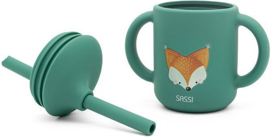 Sassi Junior Baby Cup made of Silicone Green 120ml