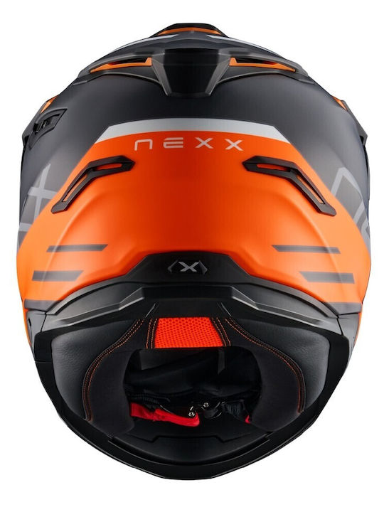Nexx Y.Travl Quest Orange Matt Motorradhelm Ein-Aus DOT / ECE 22.06 1750gr mit Pinlock und Sonnenblende