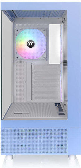 Thermaltake View 270 Plus TG ARGB Gaming Midi Tower Κουτί Υπολογιστή με Πλαϊνό Παράθυρο Hydrangea Blue