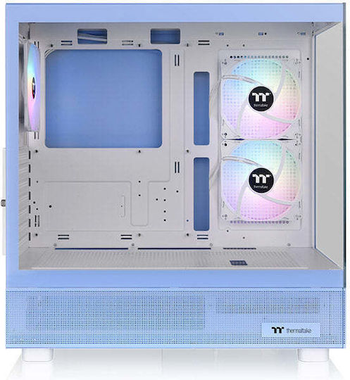 Thermaltake View 270 Plus TG ARGB Gaming Midi Tower Κουτί Υπολογιστή με Πλαϊνό Παράθυρο Hydrangea Blue