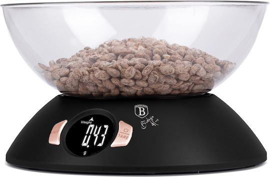 Berlinger Haus Digital Kitchen Scale with Bucket up to 5kg Black