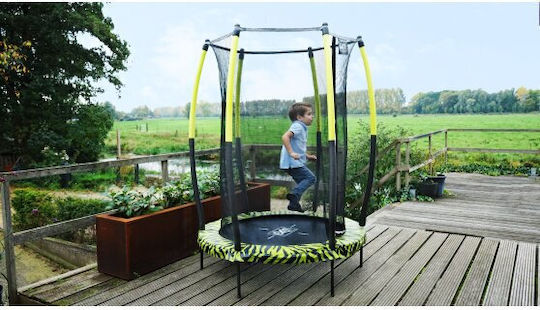 Exit Toys Outdoor Trampoline 140cm with Net & Ladder