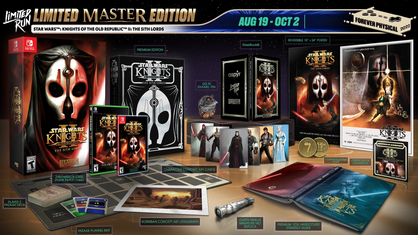 Star Wars: Knights of the Old Republic II - The Sith Lords Ediție