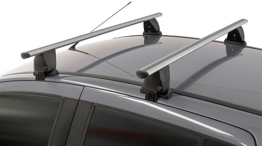 Menabo Bare De Acoperiș Din Aluminiu 137 Cm Pentru Mazda 3 4D 2019+ Set Cu Picioare Argintii