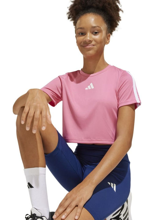 Комплект Лято 2бр Розов Essentials 3-Stripes
