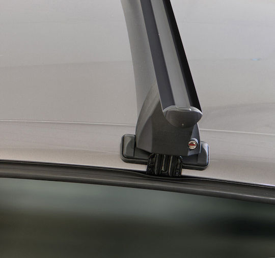 Menabo Bare De Acoperiș Din Aluminiu 137 Cm Pentru BMW X6 5D 2007-2014 Set Cu Picioare Negre