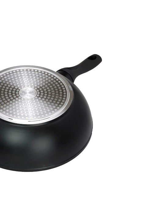 Cryspo Trio Petra Wok από Αλουμίνιο με Επίστρωση από Πέτρα 28cm