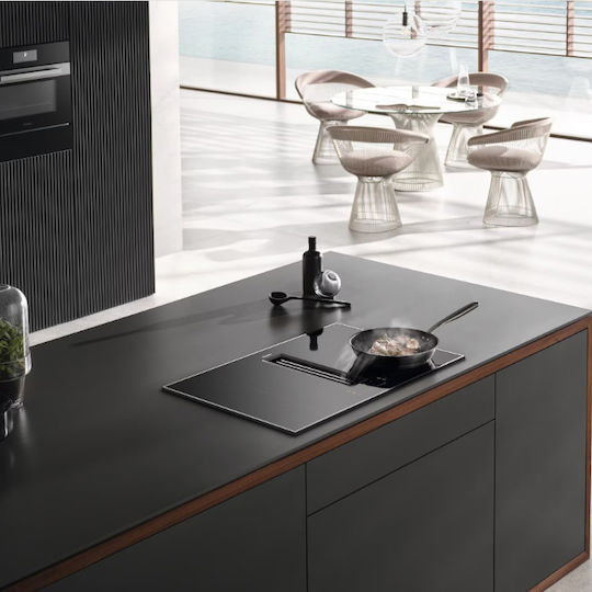 Miele Επαγωγική Εστία Αυτόνομη με Απορροφητήρα & Λειτουργία Κλειδώματος 80x52εκ.