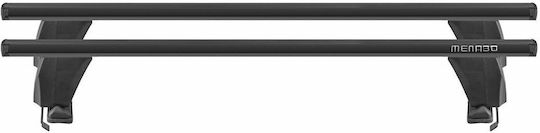 Menabo Delta 137cm. pentru Volvo S80 2006-2016 (Set cu picioare) Negre