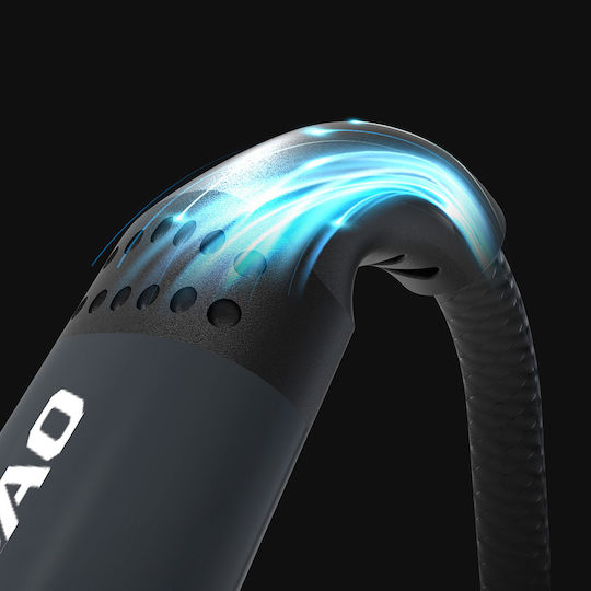 Dudao Braided USB to Lightning / Type-C / micro USB Cable Μαύρο 1.2m 304004-181545