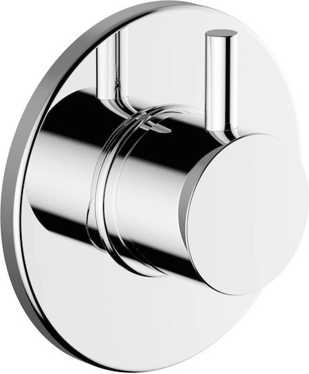 Ottone Meloda Thermostatics за душ кабина 2 изхода Сребрист